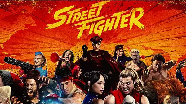 Póster de la película Street Fighter (2026) con los personajes
