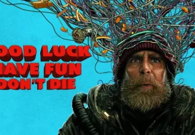 beuna suerte, divierte, no mueras poster oficial de la película de Gore Verbinski.