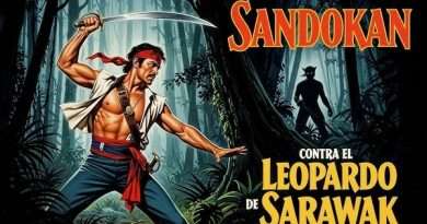Póster oficial de Sandokán contra el leopardo de Sarawak