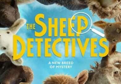 Póster de Las ovejas detectives con el rebaño protagonista en escena