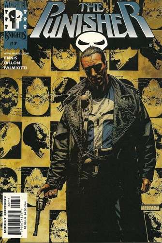 Cubierta de Punisher Welcome Back Frank de Garth Ennis y Steve Dillon