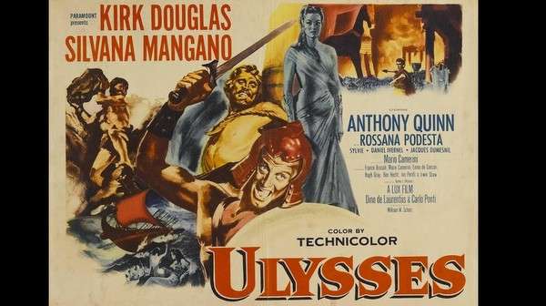 óster oficial de Ulysses, la adaptación de La Odisea estrenada en 1954