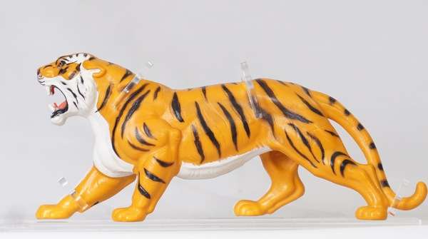 Tigre de la colección Big Jim que inspiró posteriormente la creación de Cringer en Masters of the Universe