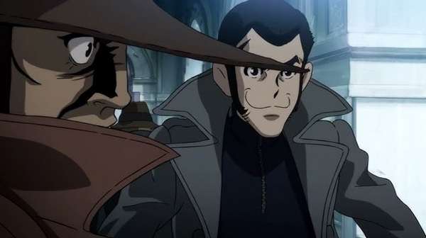 Zenigata protagoniza una escena de Lupin the IIIrd: Zenigata and the Two Lupins