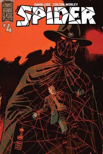 Portada del relanzamiento del cómic The Spider publicado por la editorial Dynamite.