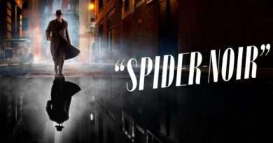Póster promocional de Spider-Noir, la miniserie protagonizada por Nicolas Cage.