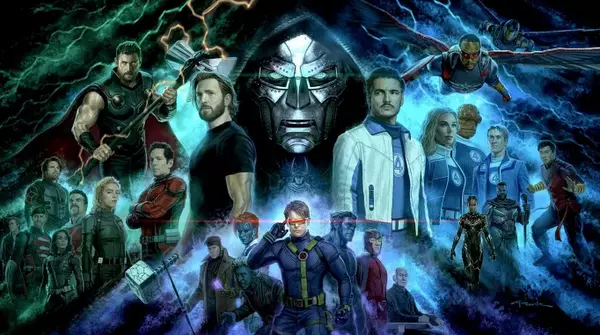 Póster oficial de la película Avengers: Doomsday de Marvel Studios.