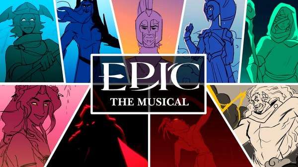 Poster conceptual de Epic: The Musical, la adaptación musical de La Odisea creada por Jorge Rivera-Herrans.