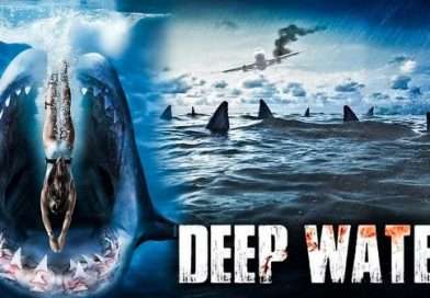 Póster oficial de Impacto mortal, thriller de supervivencia con tiburones dirigido por Renny Harlin