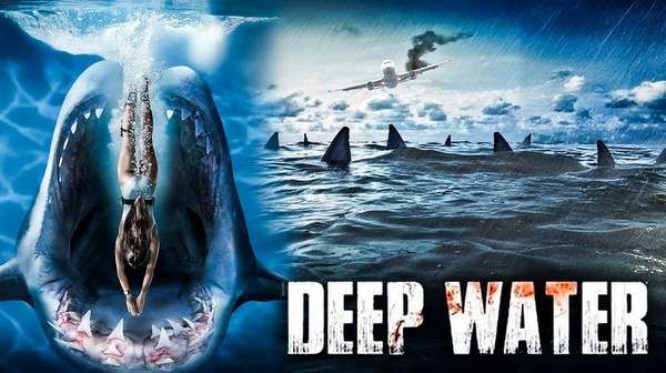 Póster oficial de Impacto mortal, thriller de supervivencia con tiburones dirigido por Renny Harlin