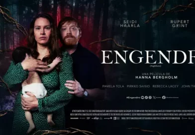 Poster oficial de Engendro, la película de terror dirigida por Hanna Bergholm.