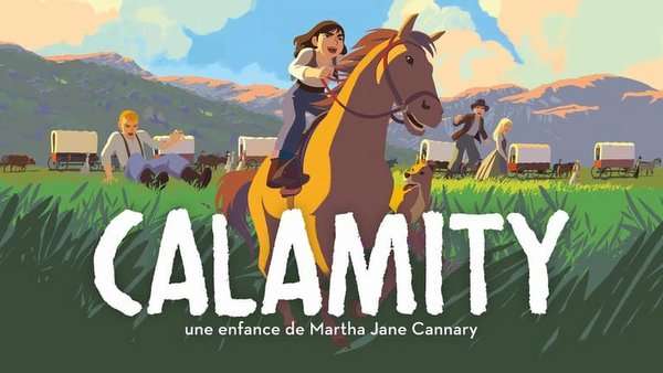 Póster oficial de Calamity, western animado sobre la infancia de Calamity Jane