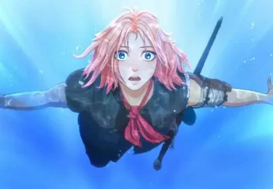 Scarlet volando en una escena de la nueva película de Mamoru Hosoda.