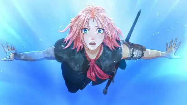 Scarlet volando en una escena de la nueva película de Mamoru Hosoda.