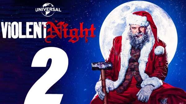 David Harbour como Santa Claus en el primer póster promocional de Violent Night 2.