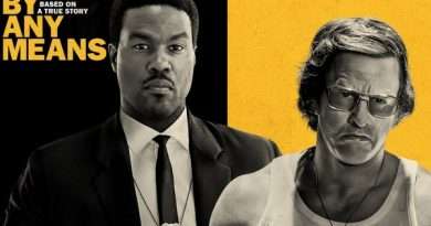 Póster oficial de By Any Means con Mark Wahlberg.