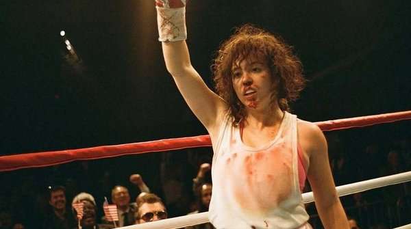 Sydney Sweeney como la boxeadora Christy Martin en una escena de Christy