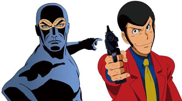 Ilustración conceptual de Lupin y Diabolik