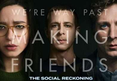 Póster oficial de la película El poder de la red, dirigida por Aaron Sorkin.