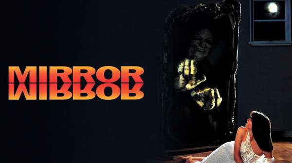 Póster oficial de Mirror, Mirror (1990), película de terror sobrenatural dirigida por Marina Sargenti.