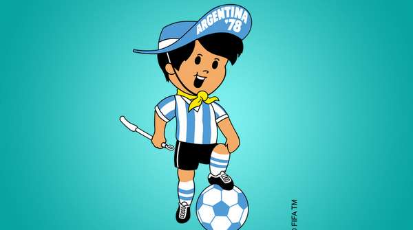 Póster oficial de Gauchito, la mascota de la Copa Mundial de Argentina 1978