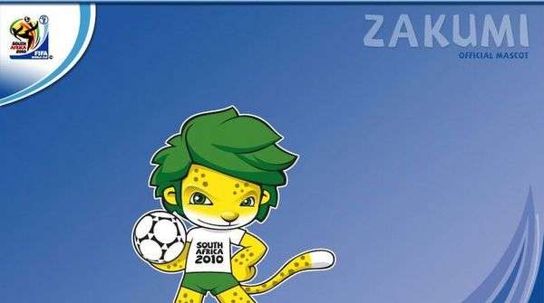 Zakumi, el leopardo mascota de la Copa Mundial de Sudáfrica 2010